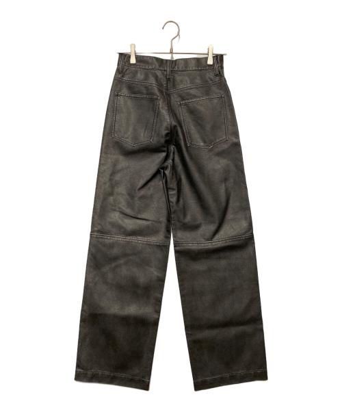 MAISON SPECIAL（メゾンスペシャル）MAISON SPECIAL (メゾンスペシャル) フェイクレザーパンツ ブラック サイズ:Mの古着・服飾アイテム