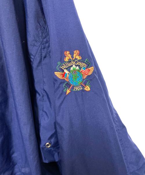 Willis&Geiger（ウィリスアンドガイガー）Willis&Geiger (ウィルスガイガー) ナイロンジャケット イエロー×ネイビー サイズ:XLの古着・服飾アイテム