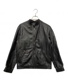 theory（セオリー）の古着「レザージャケット」｜ブラック