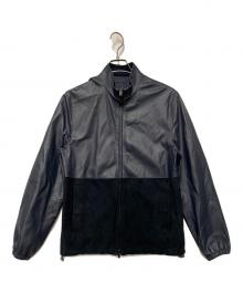 theory（セオリー）の古着「レザージャケット」｜ネイビー