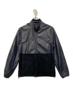 中古・古着通販】theory (セオリー) レザージャケット ブラック サイズ