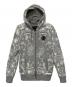 PHILIPP PLEIN HOMME（フィリップレインオム）の古着「ジップパーカー」｜グレー