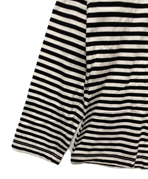 JUNYA WATANABE MAN（ジュンヤワタナベマン）JUNYA WATANABE MAN (ジュンヤワタナベマン) ボーダーカットソー ホワイト×ブラック サイズ:Lの古着・服飾アイテム