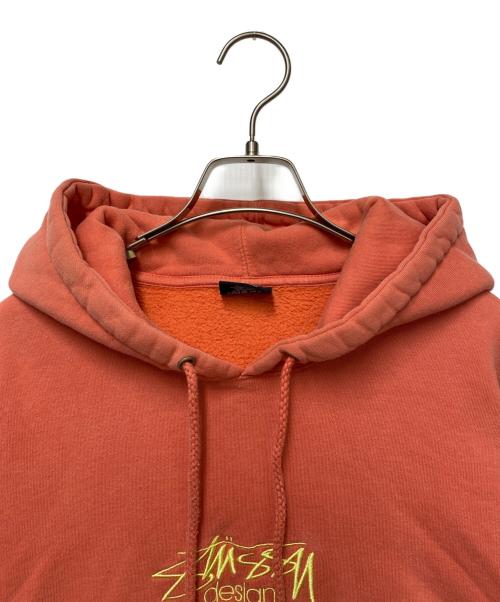 stussy（ステューシー）stussy (ステューシー) パーカー オレンジ サイズ:Lの古着・服飾アイテム