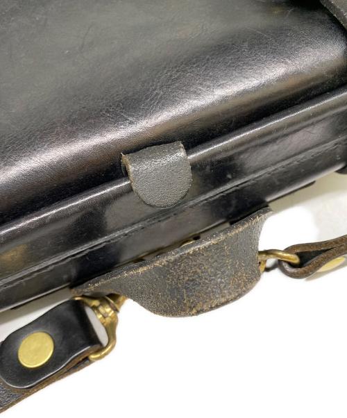 Herz（ヘルツ）Herz (ヘルツ) レザーバッグ ブラックの古着・服飾アイテム