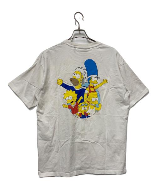 KITH（キス）KITH (キス) The Simpsons (ザ シンプソンズ) 半袖Tシャツ ホワイト×イエロー サイズ:XLの古着・服飾アイテム