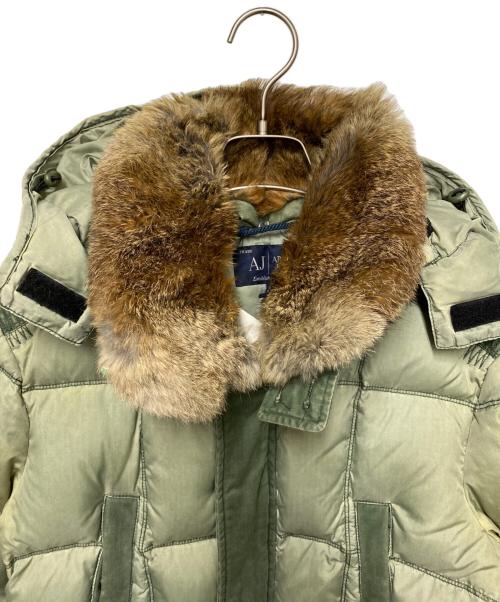ARMANI JEANS（アルマーニジーンズ）ARMANI JEANS (アルマーニジーンズ) ダウンジャケット グリーン サイズ:XSの古着・服飾アイテム