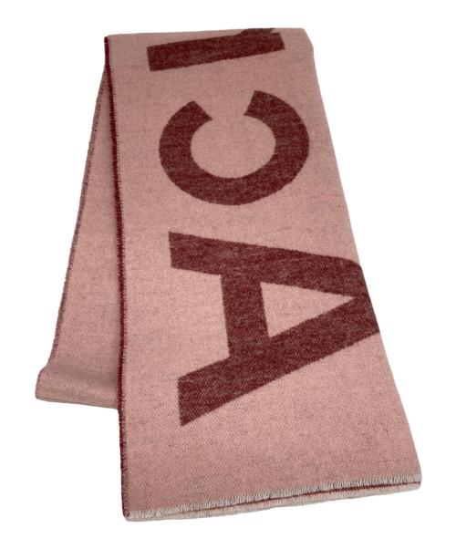 Acne studios（アクネ ストゥディオズ）ACNE STUDIOS (アクネ ストゥディオス) 大判マフラー ピンク 未使用品の古着・服飾アイテム