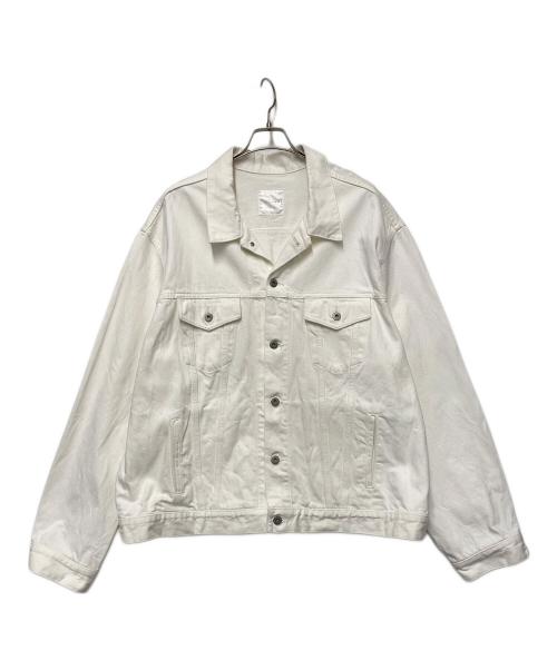 CITYSHOP（シティショップ）CITYSHOP (シティショップ) デニムジャケット ホワイト サイズ:Freeの古着・服飾アイテム