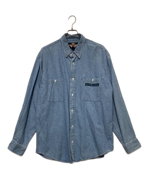 HARLEY-DAVIDSON（ハーレーダビッドソン）HARLEY-DAVIDSON (ハーレーダビッドソン) デニムシャツ インディゴ サイズ:XLの古着・服飾アイテム