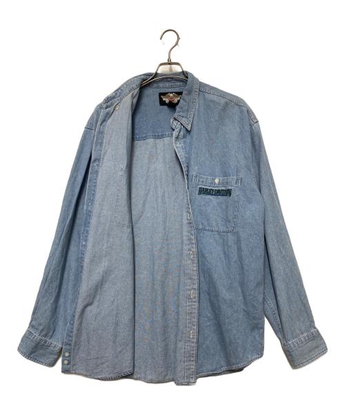 HARLEY-DAVIDSON（ハーレーダビッドソン）HARLEY-DAVIDSON (ハーレーダビッドソン) デニムシャツ インディゴ サイズ:XLの古着・服飾アイテム