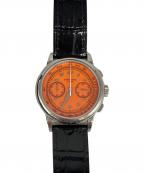 CORNICHEコーニッシュ）の古着「クロノグラフ」｜オレンジ