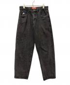 BUTTER GOODSバターグッズ）の古着「デニムパンツ」｜ブラック