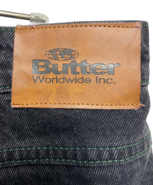 BUTTER GOODS（バターグッズ）Butter Goods (バターグッズ) デニムパンツ ブラック サイズ:76cmの古着・服飾アイテム