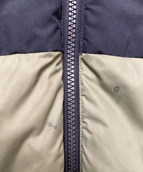 FIRST DOWN（ファーストダウン）FIRST DOWN (ファーストダウン) リバーシブルダウンジャケット ブラック×グリーン サイズ:Lの古着・服飾アイテム