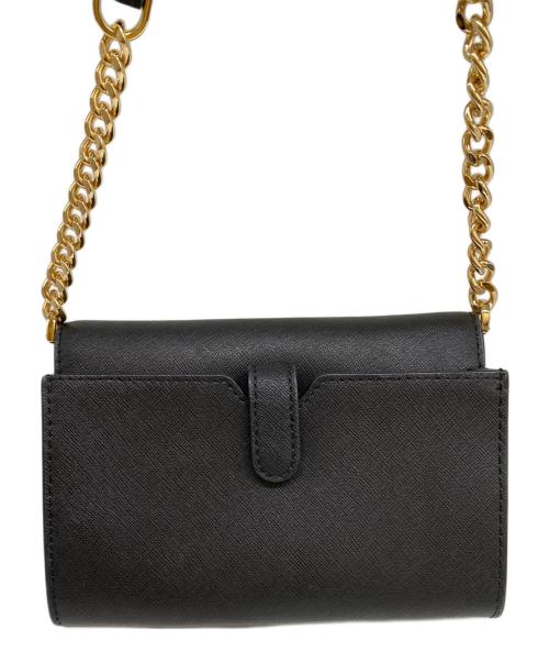 MICHAEL KORS（マイケル・コース）MICHAEL KORS (マイケル・コース) ショルダーウォレット ブラックの古着・服飾アイテム