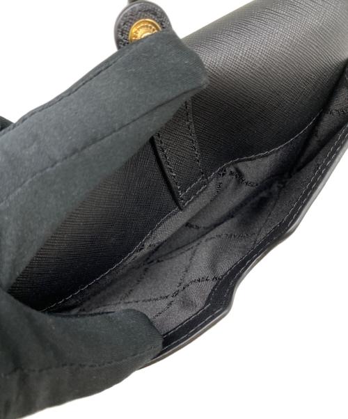 MICHAEL KORS（マイケル・コース）MICHAEL KORS (マイケル・コース) ショルダーウォレット ブラックの古着・服飾アイテム