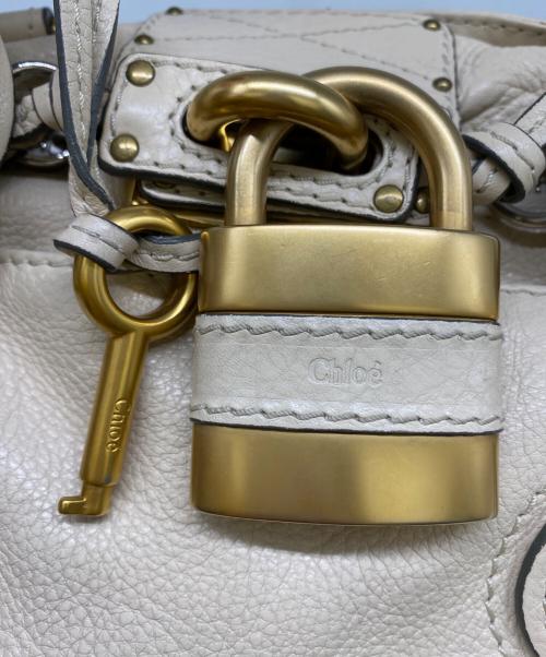 Chloe（クロエ）Chloe (クロエ) ハンドバッグ ベージュの古着・服飾アイテム