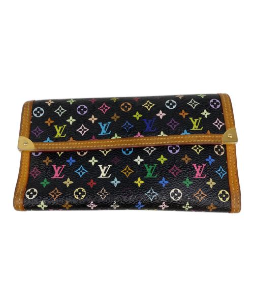 LOUIS VUITTON（ルイ ヴィトン）LOUIS VUITTON (ルイ ヴィトン) 長財布 ブラックの古着・服飾アイテム