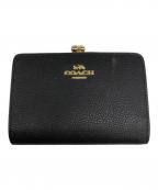 COACHコーチ）の古着「がま口財布」｜ブラック