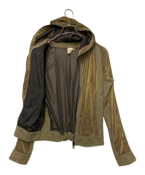 JIAN YE（ジェン イェ）JIAN YE (ジェン イェ) ジップパーカー イエロー サイズ:Freeの古着・服飾アイテム