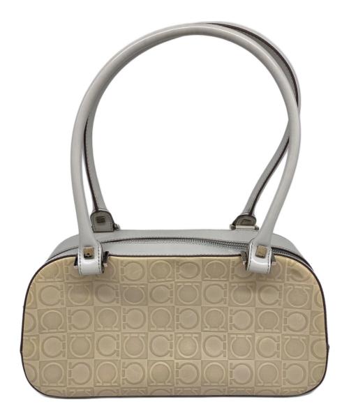 Salvatore Ferragamo（サルヴァトーレ フェラガモ）Salvatore Ferragamo (サルヴァトーレ フェラガモ) ハンドバッグ ベージュの古着・服飾アイテム