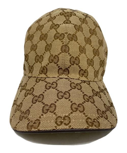 GUCCI（グッチ）GUCCI (グッチ) キャップ ブラウンの古着・服飾アイテム