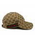 中古・古着 GUCCI (グッチ) キャップ ブラウン：18000円