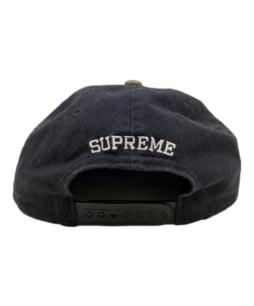 SUPREME（シュプリーム）SUPREME (シュプリーム) キャップ ブラック×カーキの古着・服飾アイテム
