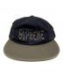 SUPREME (シュプリーム) キャップ ブラック×カーキ：7000円
