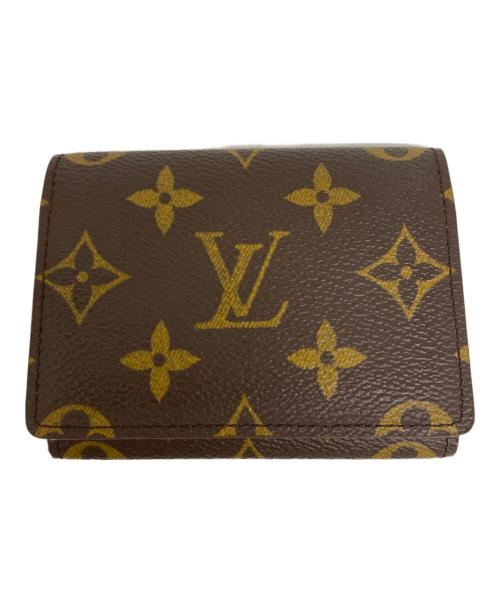 LOUIS VUITTON（ルイ ヴィトン）LOUIS VUITTON (ルイ ヴィトン) カードケース ブラウンの古着・服飾アイテム