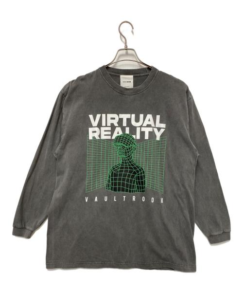 vault room（ボルトルーム）vault room (ボルトルーム) 長袖カットソー グレー サイズ:XLの古着・服飾アイテム