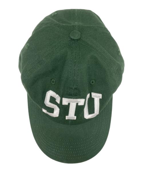 stussy（ステューシー）stussy (ステューシー) キャップ グリーンの古着・服飾アイテム