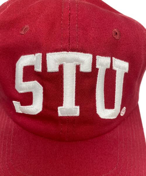 stussy（ステューシー）stussy (ステューシー) キャップ レッドの古着・服飾アイテム