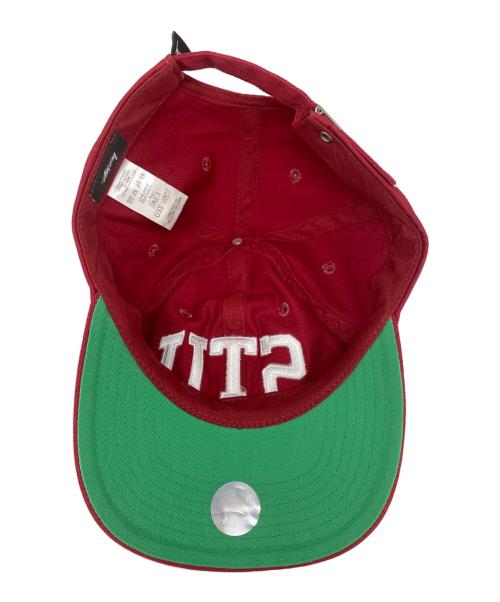 stussy（ステューシー）stussy (ステューシー) キャップ レッドの古着・服飾アイテム