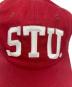 中古・古着 stussy (ステューシー) キャップ レッド：6000円