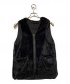Barbourバブアー）の古着「ファーライナーベスト」｜ブラック