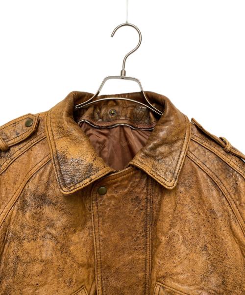 Wind Armor（ウィンドアーマー）Wind Armor (ウィンドアーマー) レザージャケット ブラウン サイズ:freeの古着・服飾アイテム