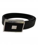 dunhillダンヒル）の古着「オートマティックレガシーバックルベルト」｜ブラック