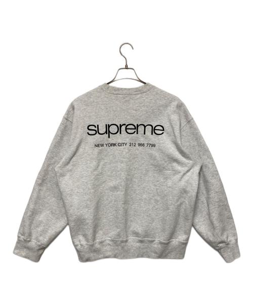 SUPREME（シュプリーム）Supreme (シュプリーム) Crewneck Ash Grey グレー サイズ:Mの古着・服飾アイテム
