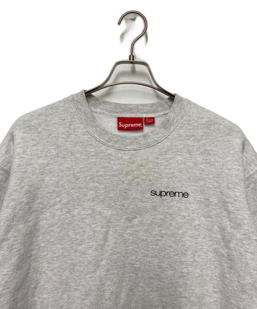 SUPREME（シュプリーム）Supreme (シュプリーム) Crewneck Ash Grey グレー サイズ:Mの古着・服飾アイテム