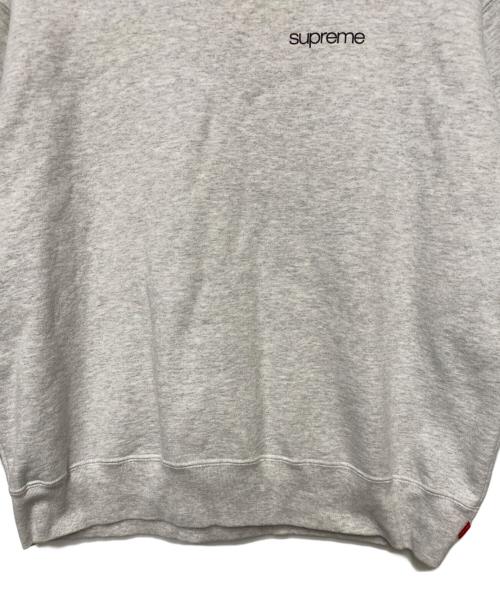 SUPREME（シュプリーム）Supreme (シュプリーム) Crewneck Ash Grey グレー サイズ:Mの古着・服飾アイテム