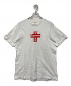 SUPREMEシュプリーム）の古着「Cross Box Logo Tee」｜ホワイト