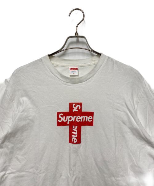 SUPREME（シュプリーム）Supreme (シュプリーム) Cross Box Logo Tee ホワイト サイズ:Mの古着・服飾アイテム