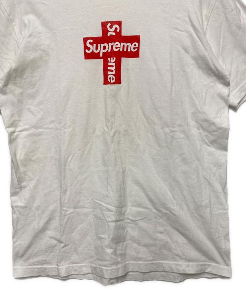 SUPREME（シュプリーム）Supreme (シュプリーム) Cross Box Logo Tee ホワイト サイズ:Mの古着・服飾アイテム