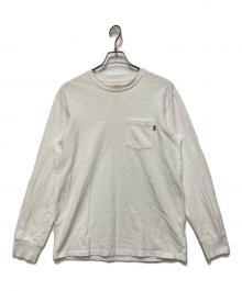 SUPREME（シュプリーム）の古着「L/S Pocket Tee」｜ホワイト