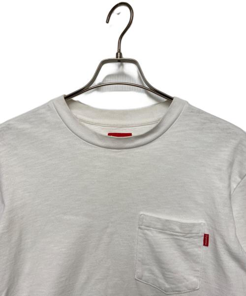 SUPREME（シュプリーム）Supreme (シュプリーム) L/S Pocket Tee ホワイト サイズ:Mの古着・服飾アイテム