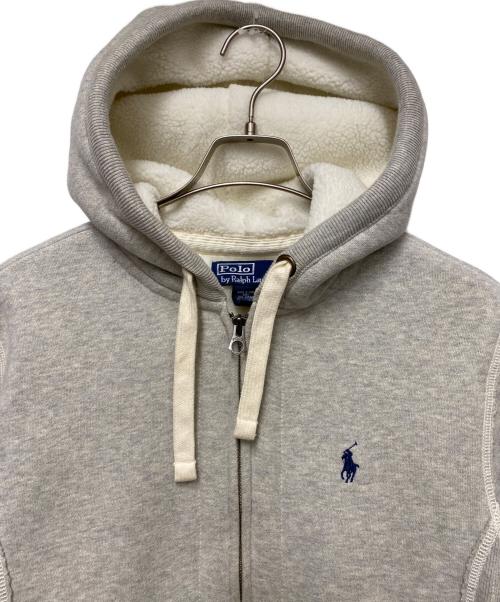 POLO RALPH LAUREN（ポロ・ラルフローレン）POLO RALPH LAUREN (ポロ・ラルフローレン) ジップパーカー グレー サイズ:Mの古着・服飾アイテム