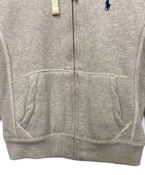 POLO RALPH LAUREN（ポロ・ラルフローレン）POLO RALPH LAUREN (ポロ・ラルフローレン) ジップパーカー グレー サイズ:Mの古着・服飾アイテム