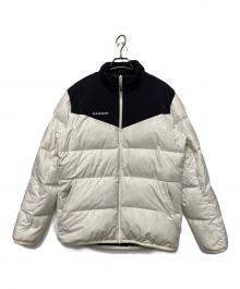 MAMMUT（マムート）の古着「リバーシブルダウンジャケット」｜ホワイト×ブラック